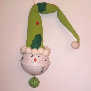 Jingle Bell Snowman Christmas Holiday Ornament Decoration